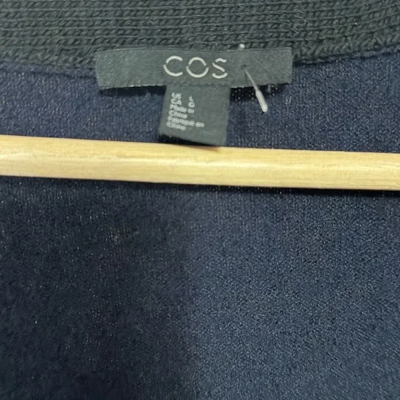 COS Navy and Pink Women's Cardigan - Casual - Wool - Size L - Picture 9 of 9